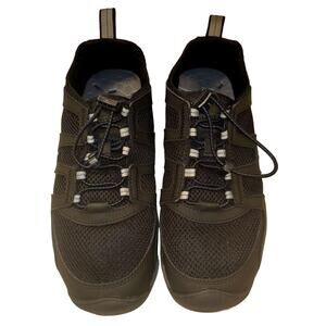 Lands' End Men's‎ Sneaker Water Shoes Black Size 8 D Hiking Shoes Outdoor Bungee